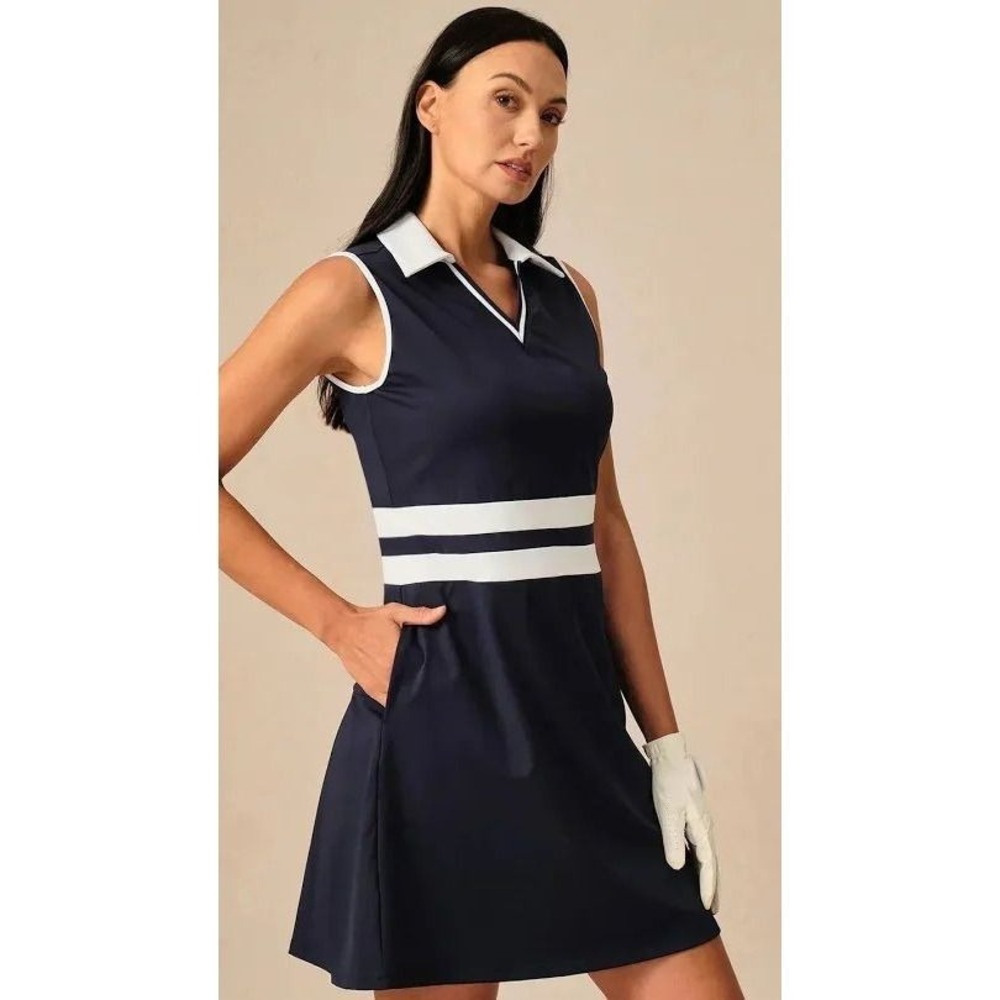 ACEGOLFS Tennis Golf Athletic Dress Sleeveless Large UPF+50 NWT